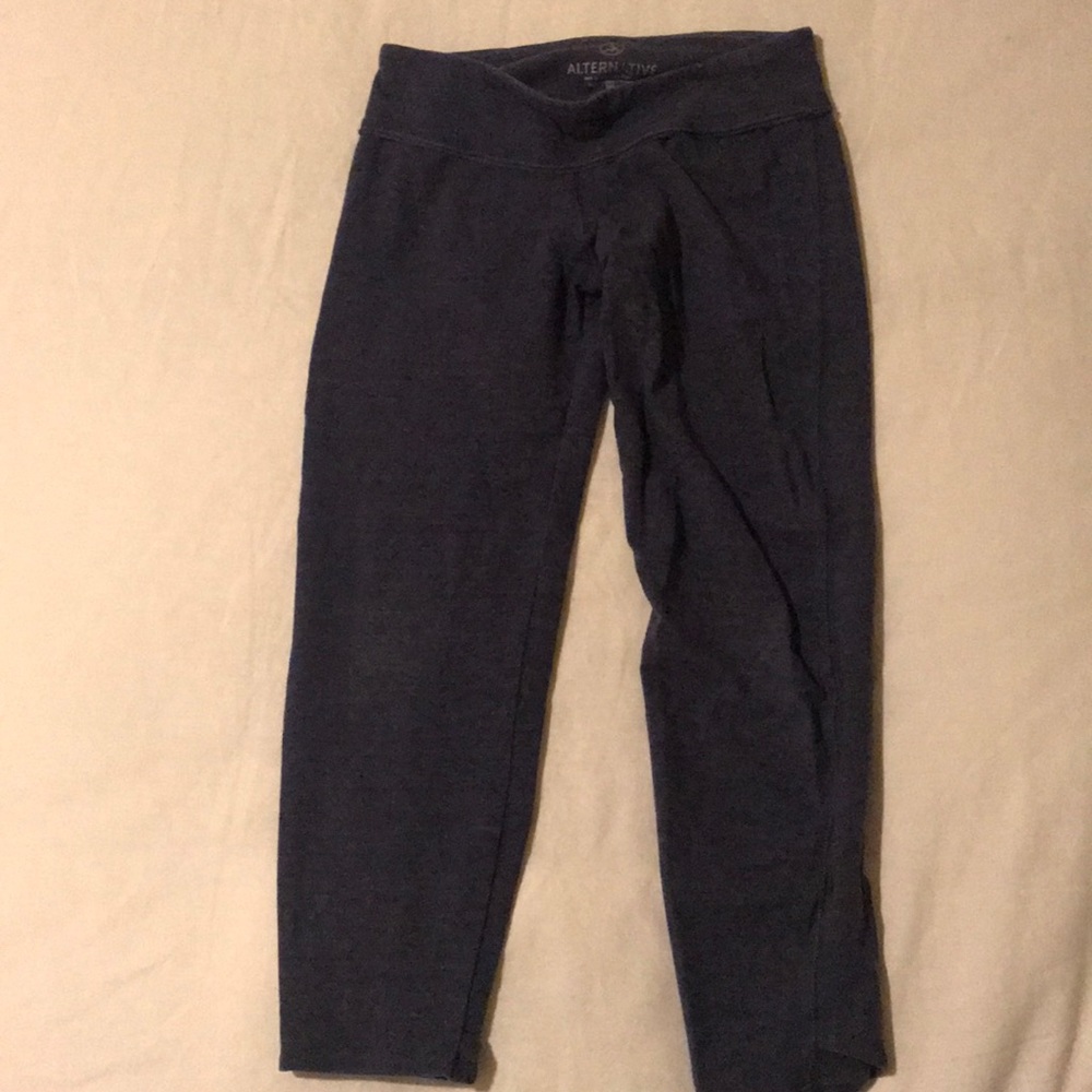 Blue Alternative workout leggings